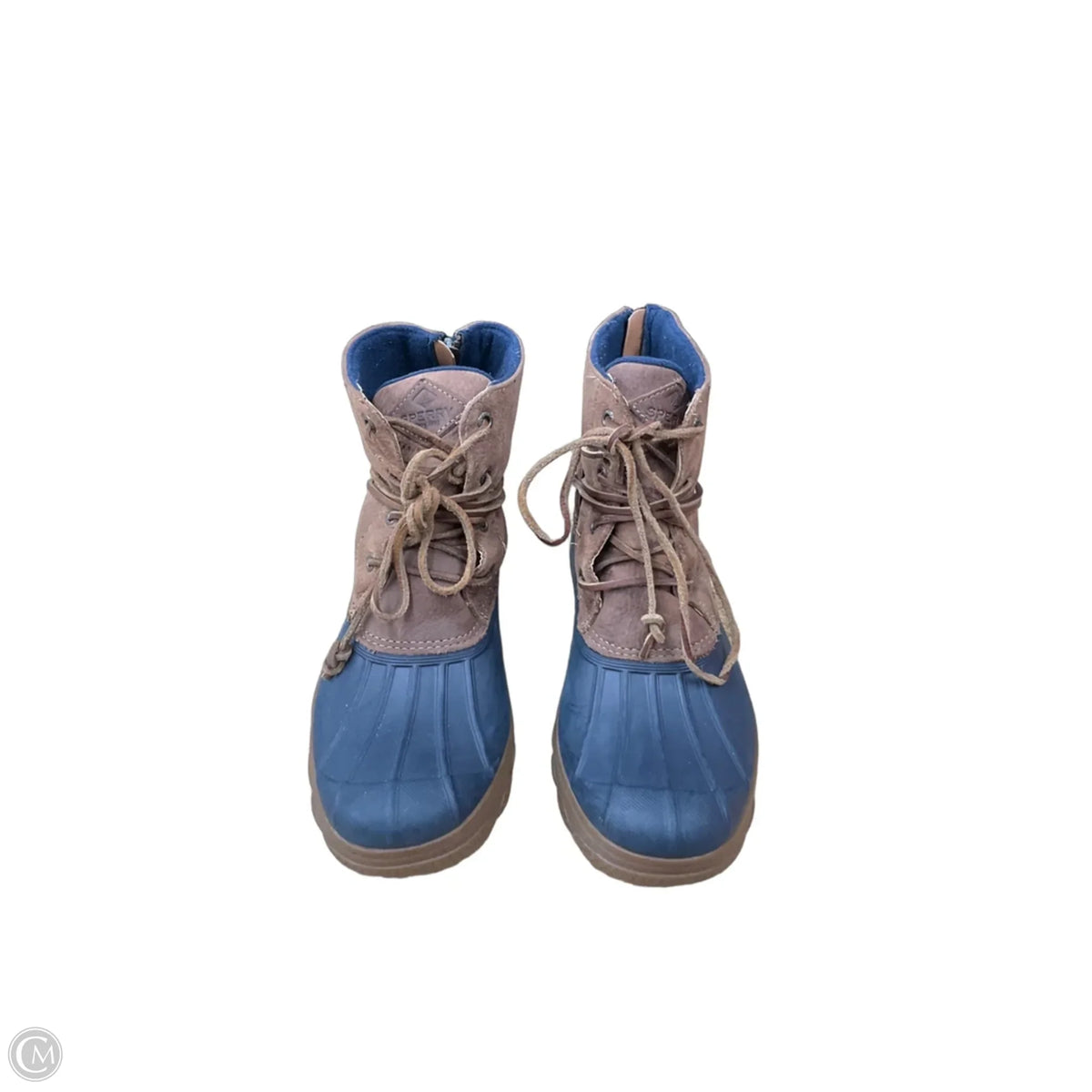 Boots Rain By Sperry In Blue & Brown, Size: 9.5
