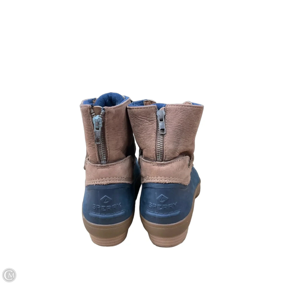 Boots Rain By Sperry In Blue & Brown, Size: 9.5