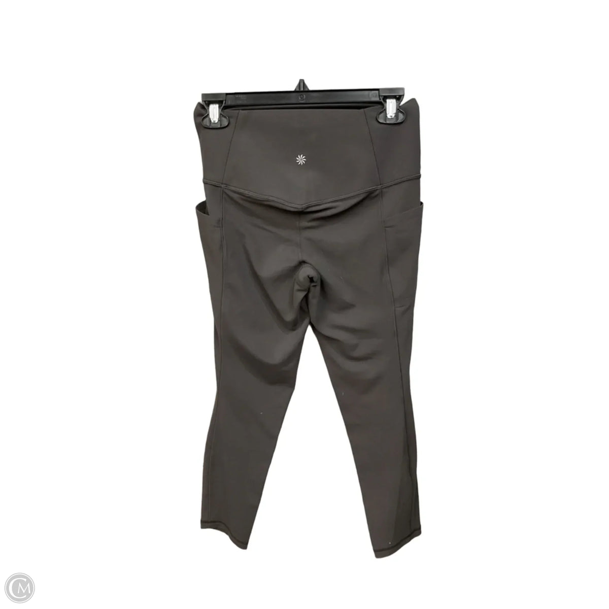 Athletic Leggings By Athleta In Grey, Size: M