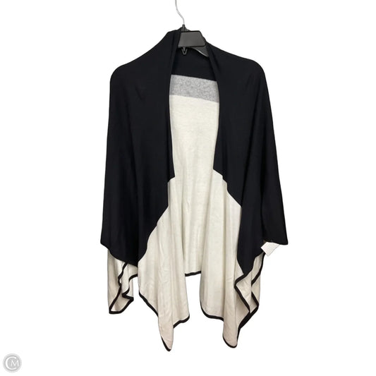 Poncho By White House Black Market In Black & White, Size: Osfm