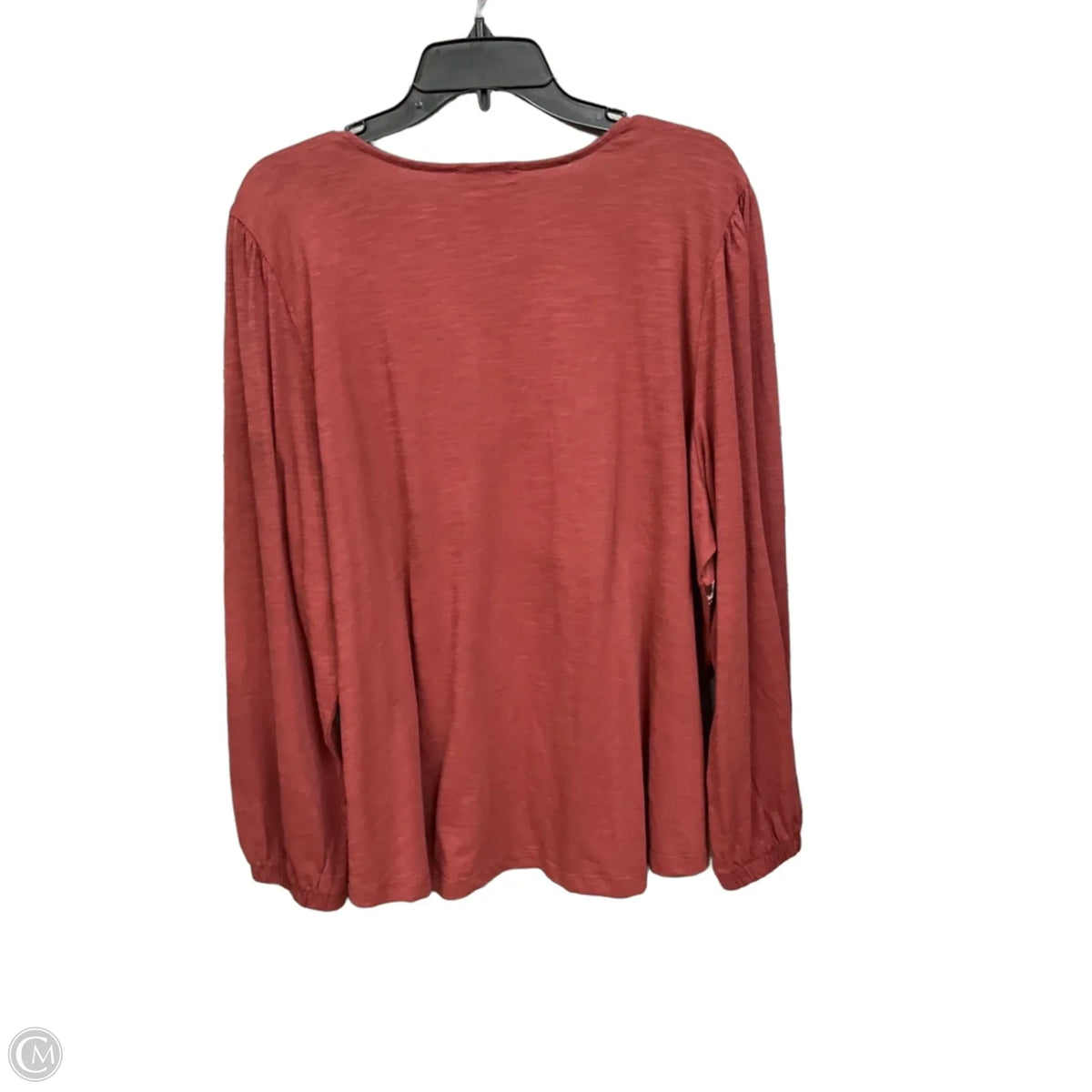 Top Long Sleeve By Maurices In Red, Size: 2x