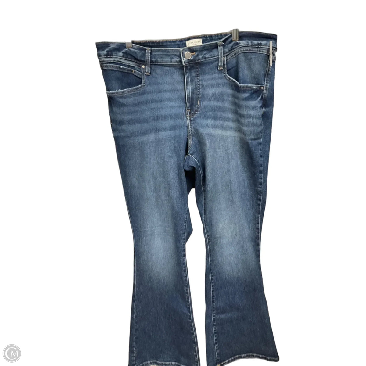 Jeans Flared By Maurices In Blue Denim, Size: 20