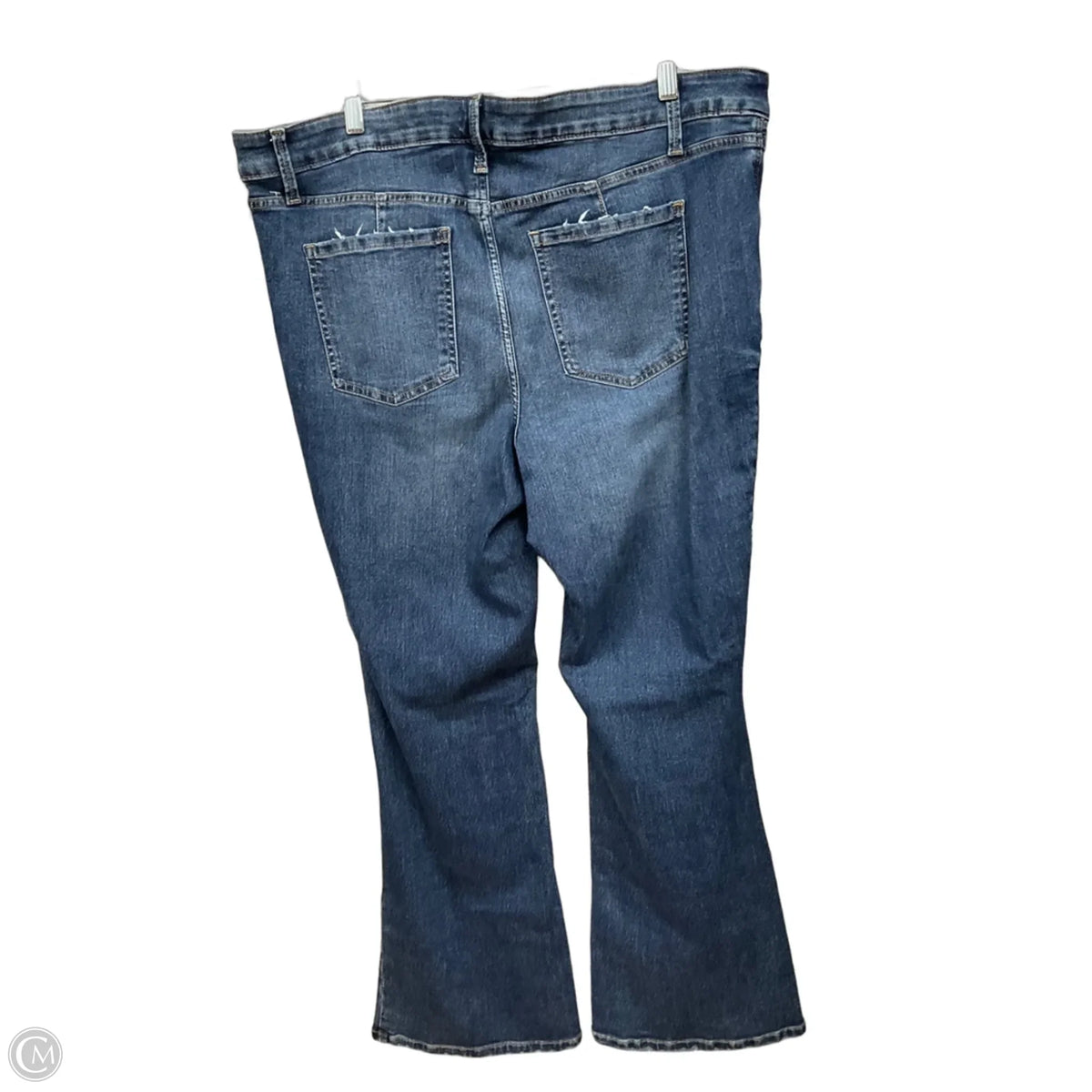 Jeans Flared By Maurices In Blue Denim, Size: 20