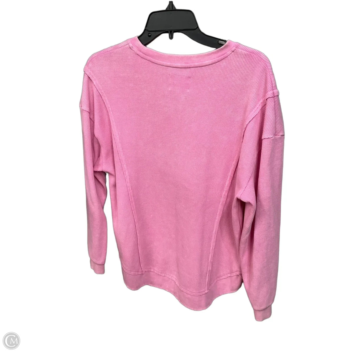 Top Long Sleeve Basic By Sundry In Pink, Size: M