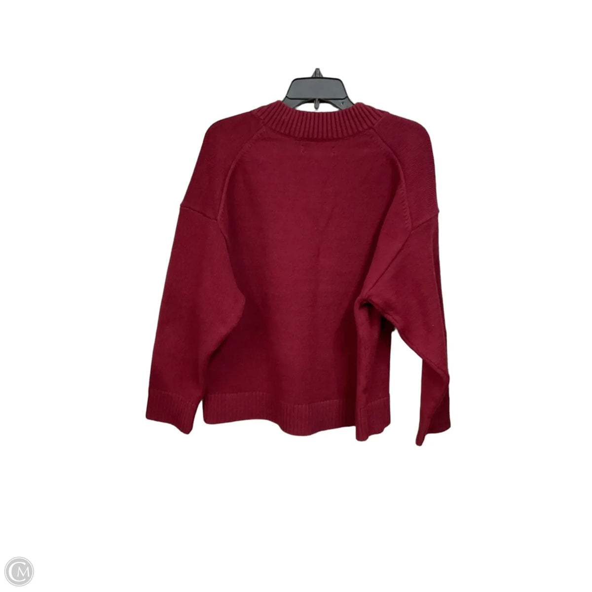 Sweater By Loft In Maroon, Size: L