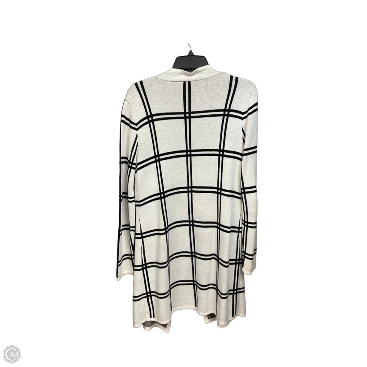 Cardigan By Loft In Plaid Pattern, Size: M