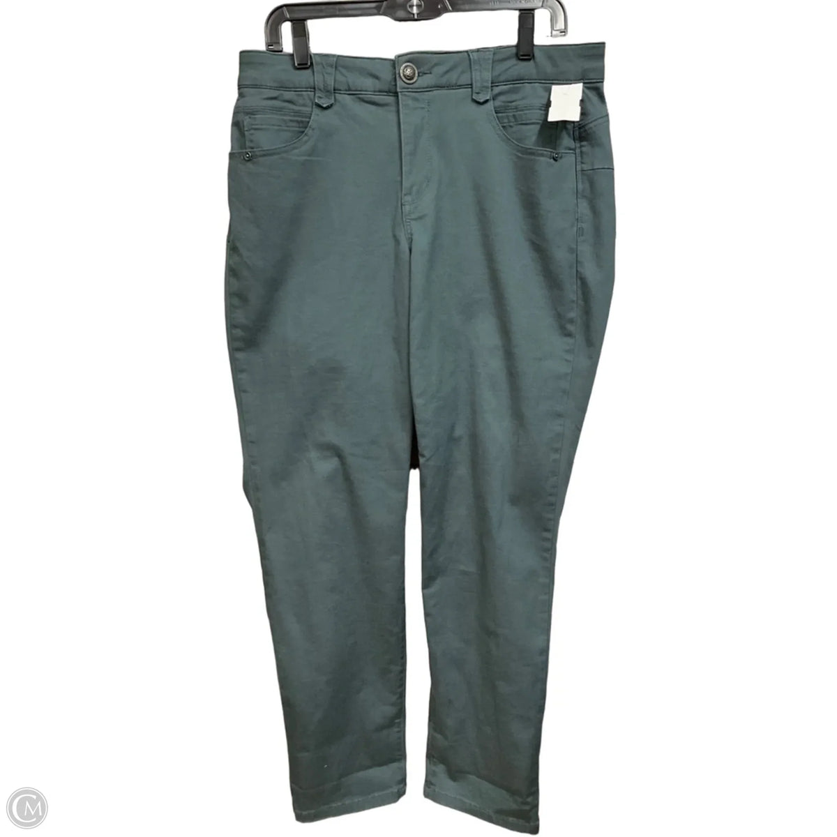 Jeans Straight By Democracy In Green, Size: 14