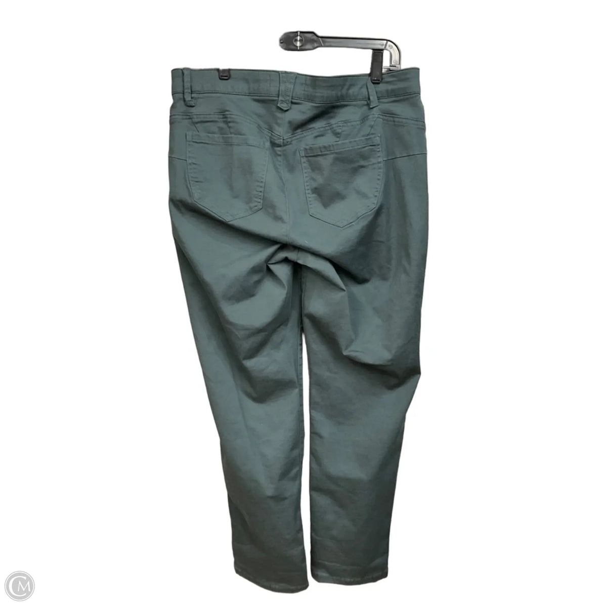 Jeans Straight By Democracy In Green, Size: 14