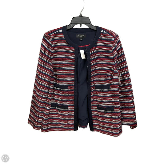 Blazer By Talbots In Striped Pattern, Size: Lp