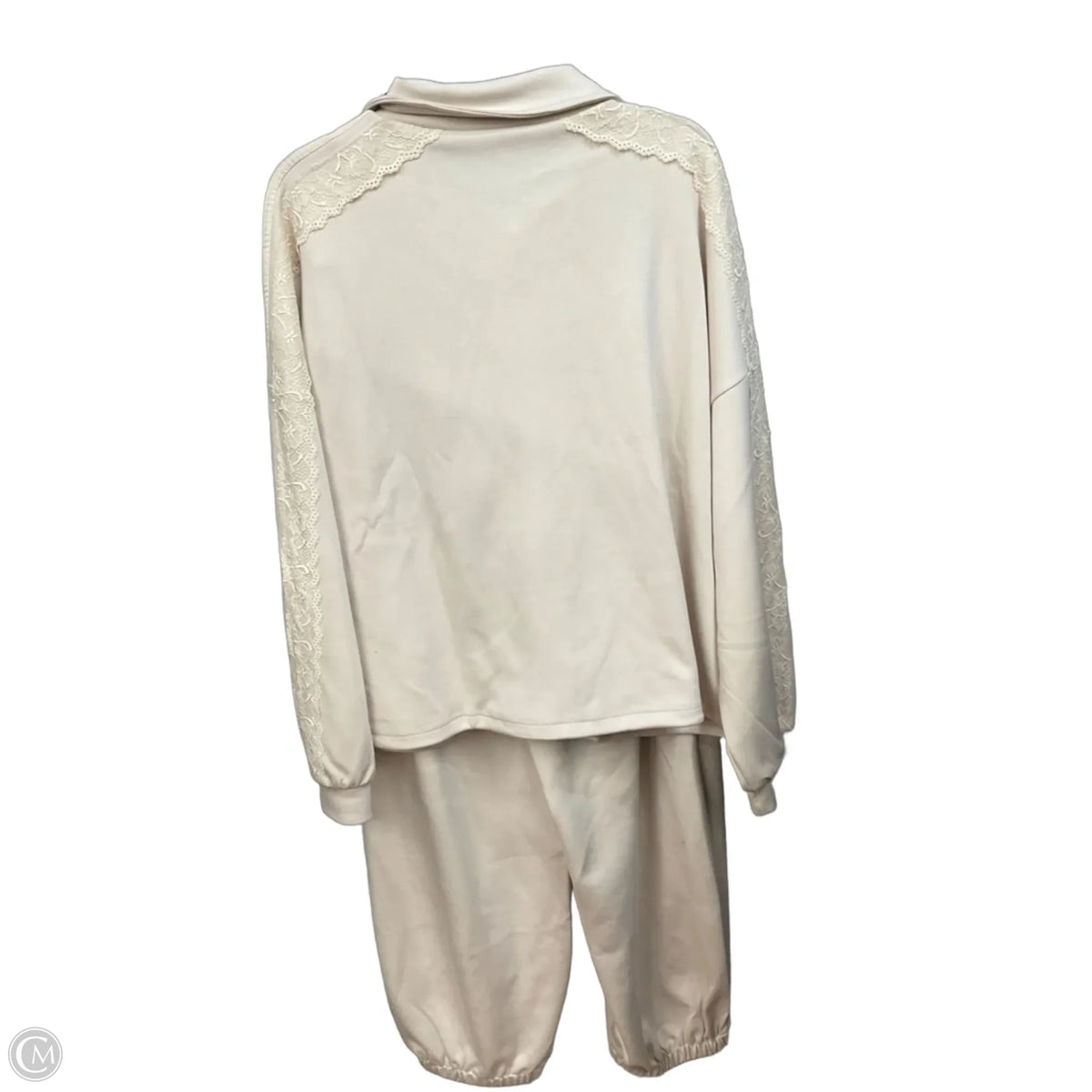 Pants Set 2pc By Davi & Dani In Cream, Size: L