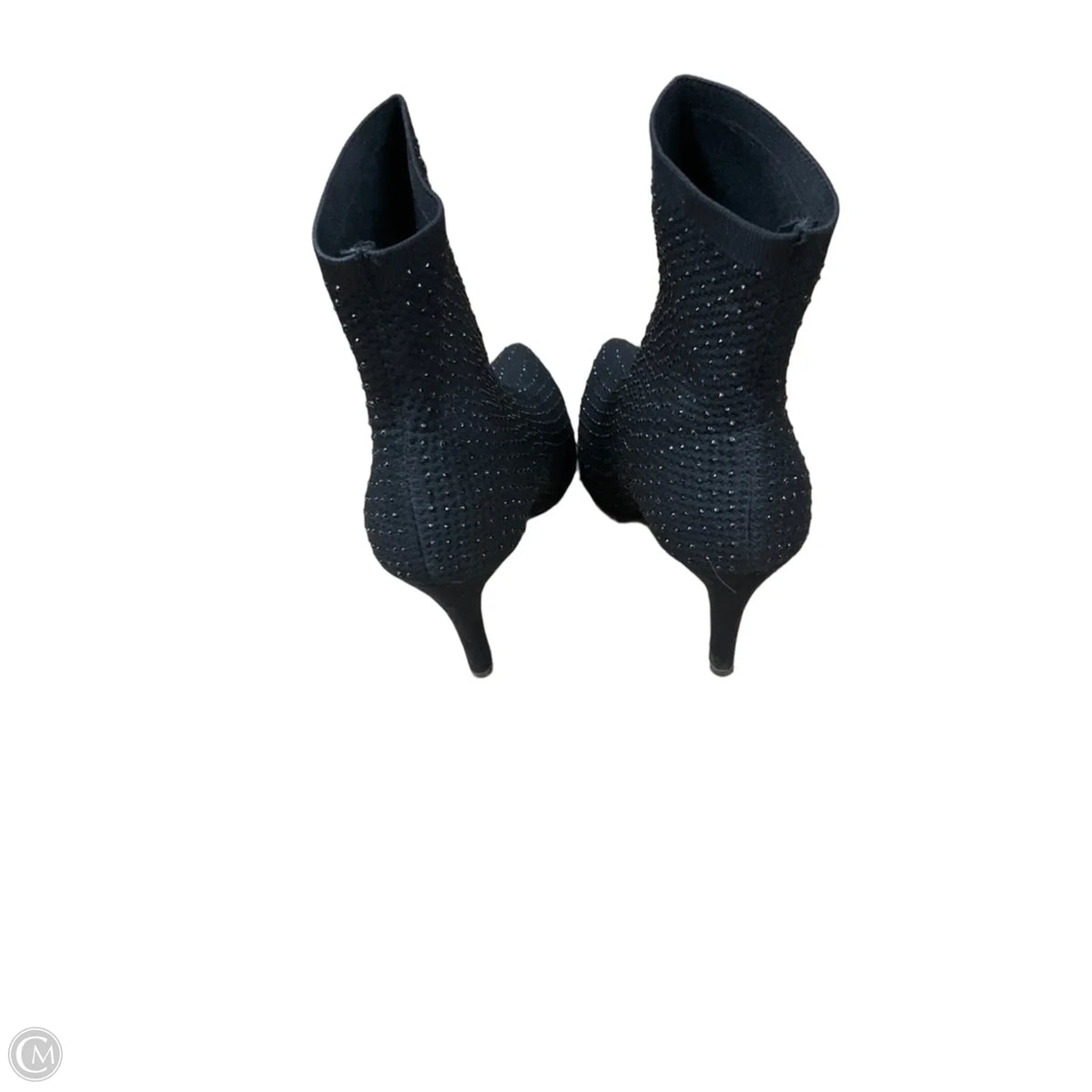 Boots Ankle Heels By Mia In Black, Size: 8