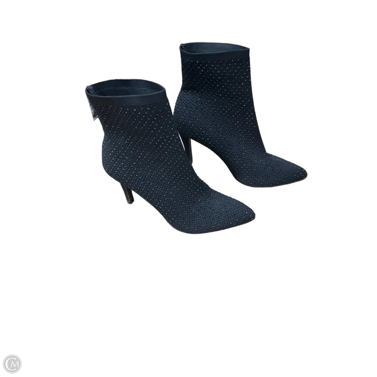 Boots Ankle Heels By Mia In Black, Size: 8
