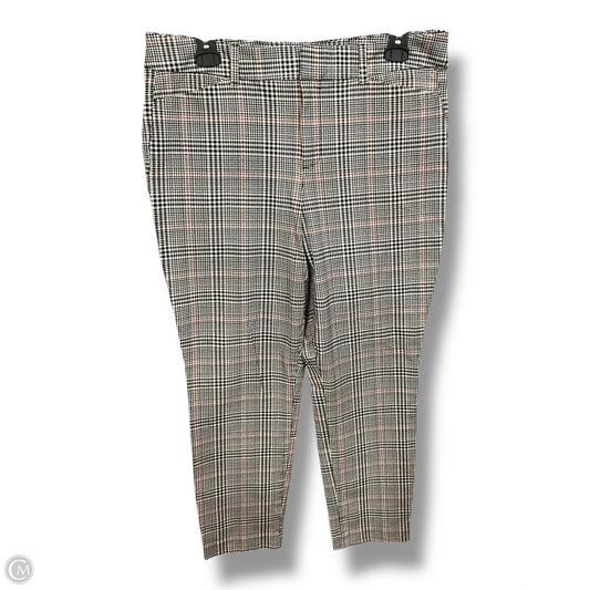 Pants Dress By Old Navy In Plaid Pattern, Size: 12