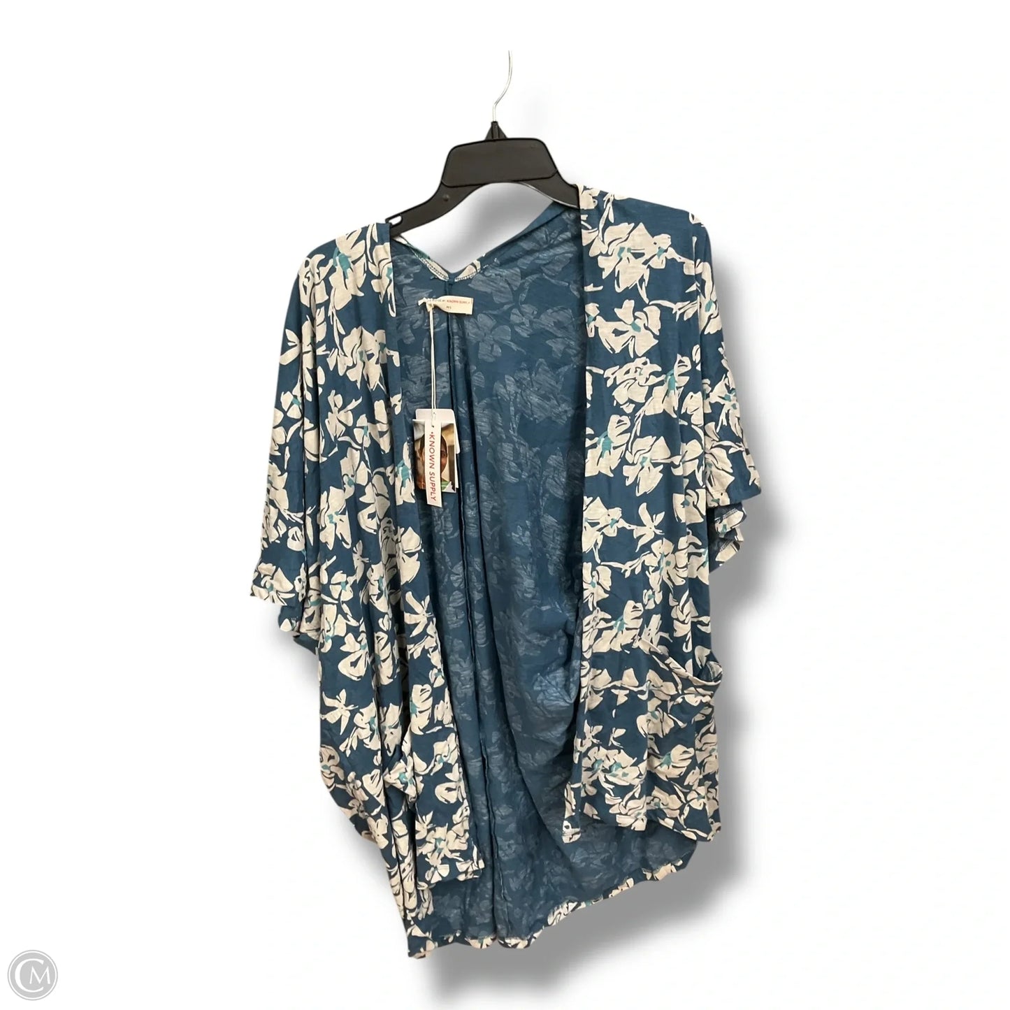 Kimono By Clothes Mentor In Blue, Size: M