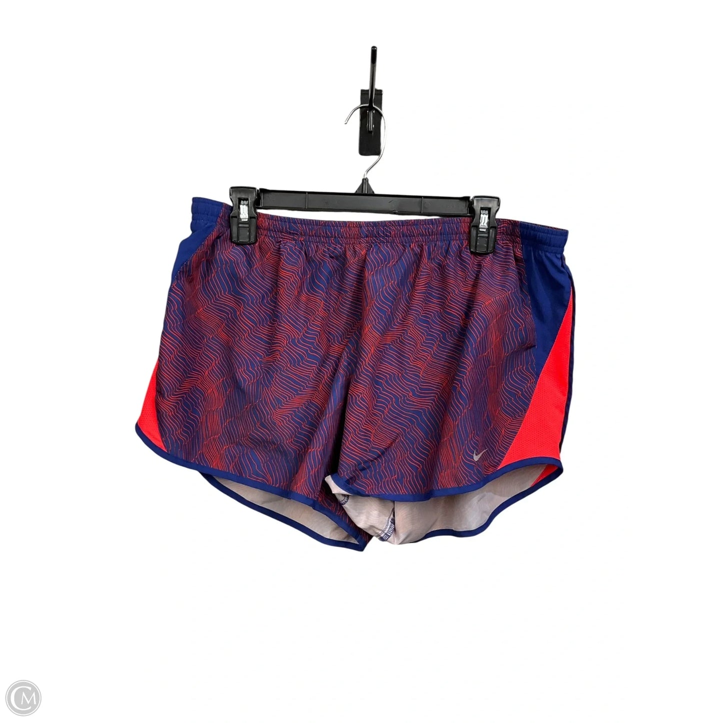 Athletic Shorts By Nike Apparel In Blue & Red, Size: Xl