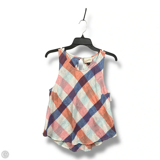 Top Sleeveless By Universal Thread In Multi-colored, Size: S