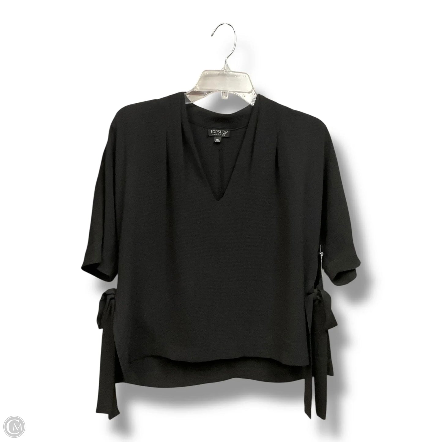 Top Short Sleeve Basic By Top Shop In Black, Size: Xs