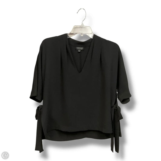 Top Short Sleeve Basic By Top Shop In Black, Size: Xs