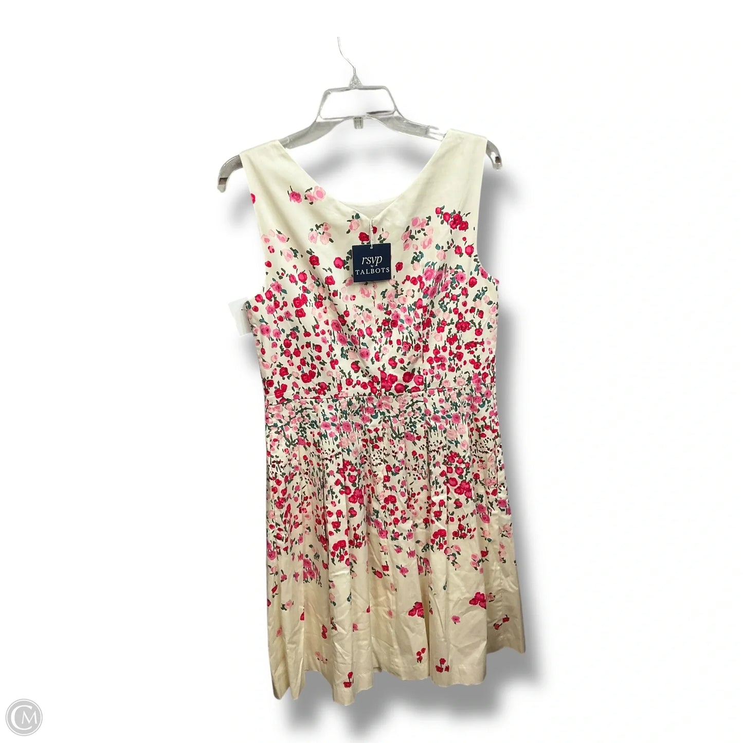 Dress Casual Midi By Talbots In Floral Print, Size: M