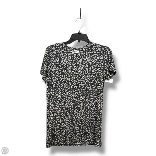 Top Short Sleeve By Maurices In Animal Print, Size: S