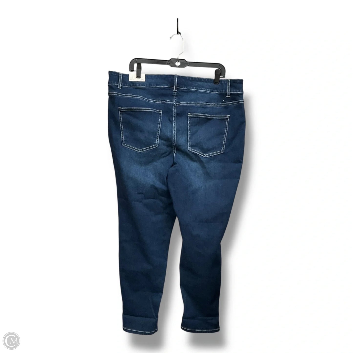 Jeans Skinny By Maurices In Blue Denim, Size: 20