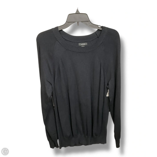 Top Long Sleeve Basic By Alfani In Black, Size: L