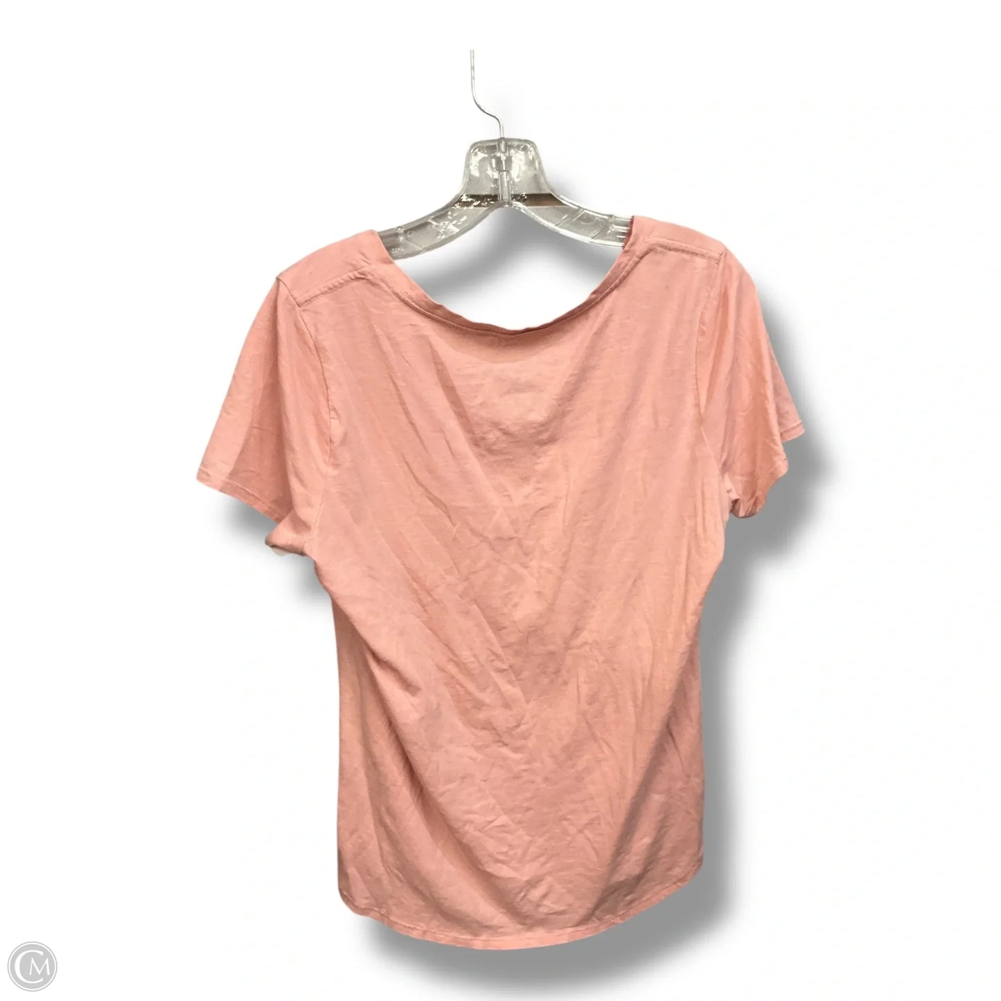 Top Short Sleeve Basic By Sonoma In Peach, Size: M
