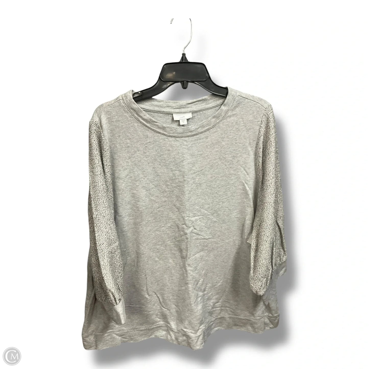 Sweatshirt Crewneck By J. Jill In Grey, Size: Xl
