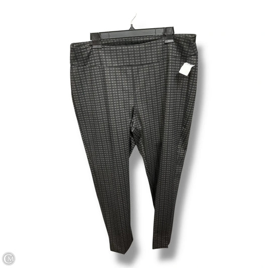 Pants Dress By Zac And Rachel In Plaid Pattern, Size: 1x