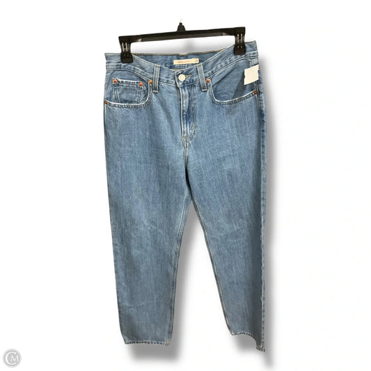 Jeans Straight By Levis In Blue Denim, Size: 4