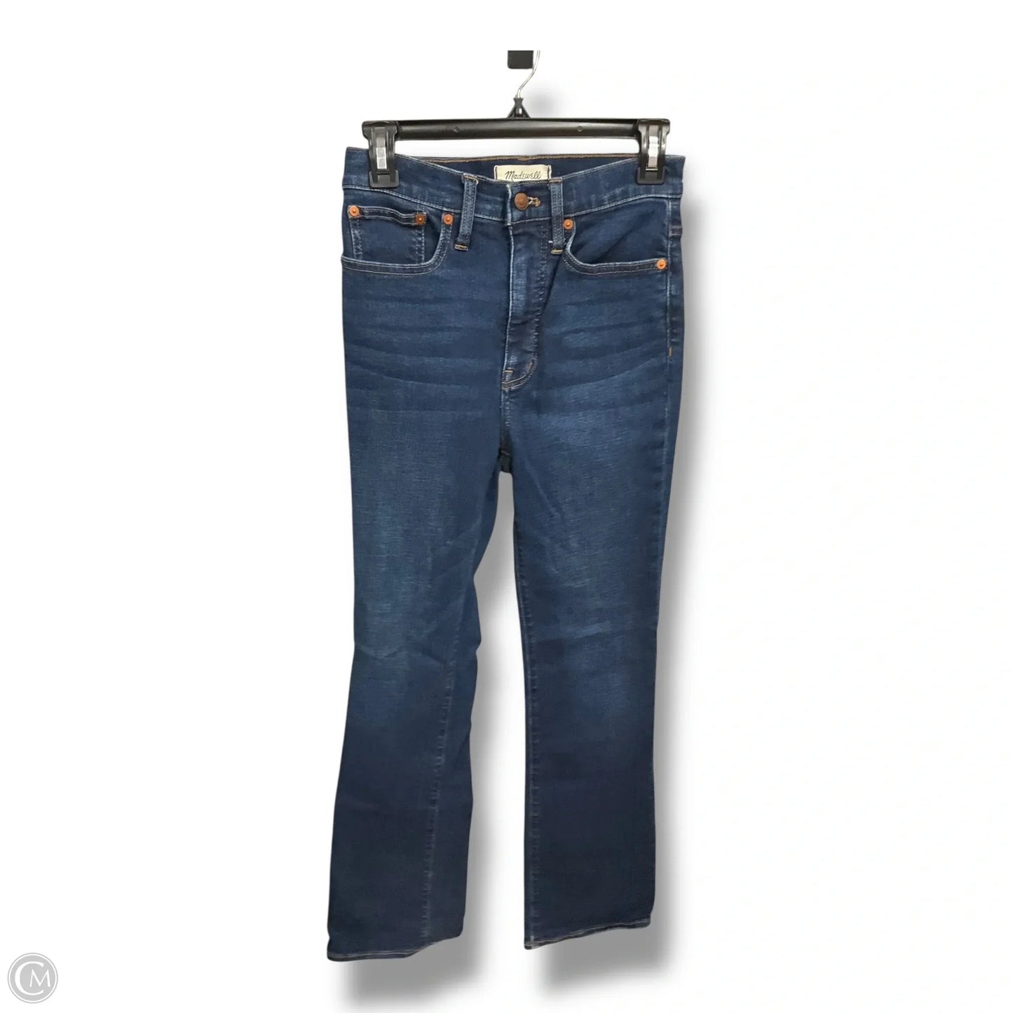 Jeans Flared By Madewell In Blue Denim, Size: 2