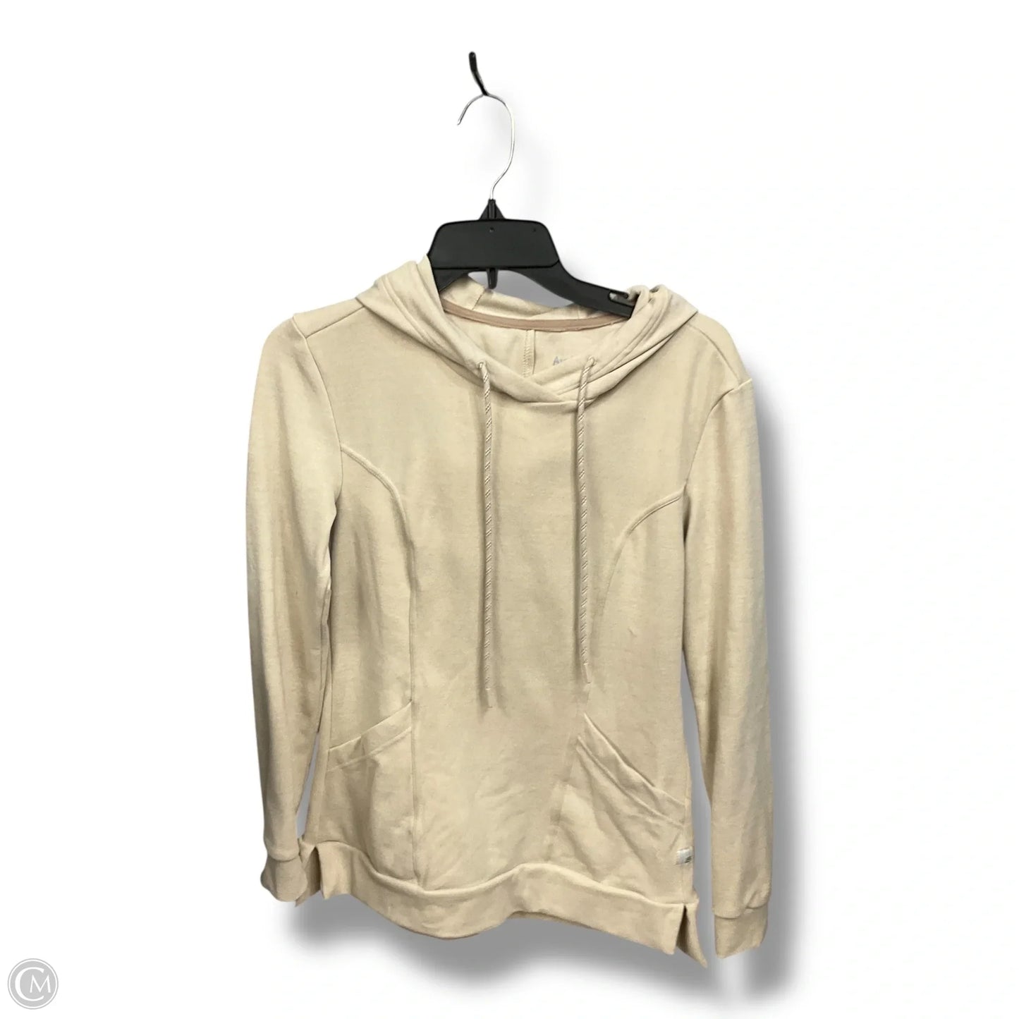 Athletic Sweatshirt Hoodie By Avalanche In Tan, Size: S