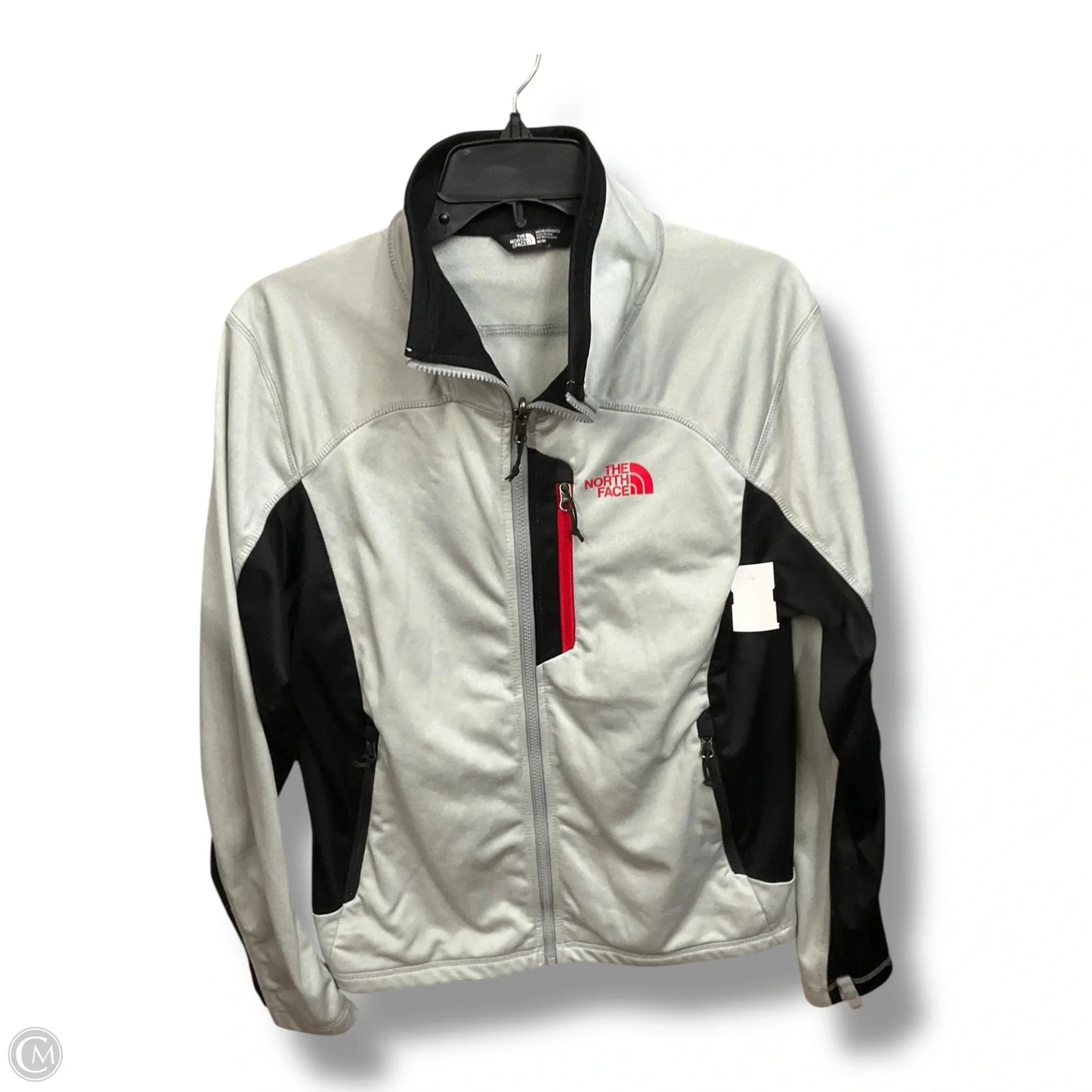Athletic Jacket By The North Face In Grey, Size: M