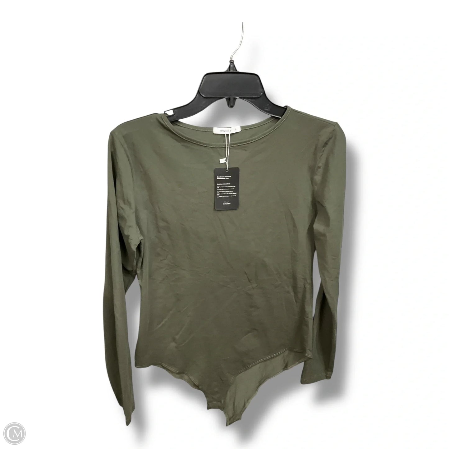 Bodysuit By Clothes Mentor In Green, Size: L