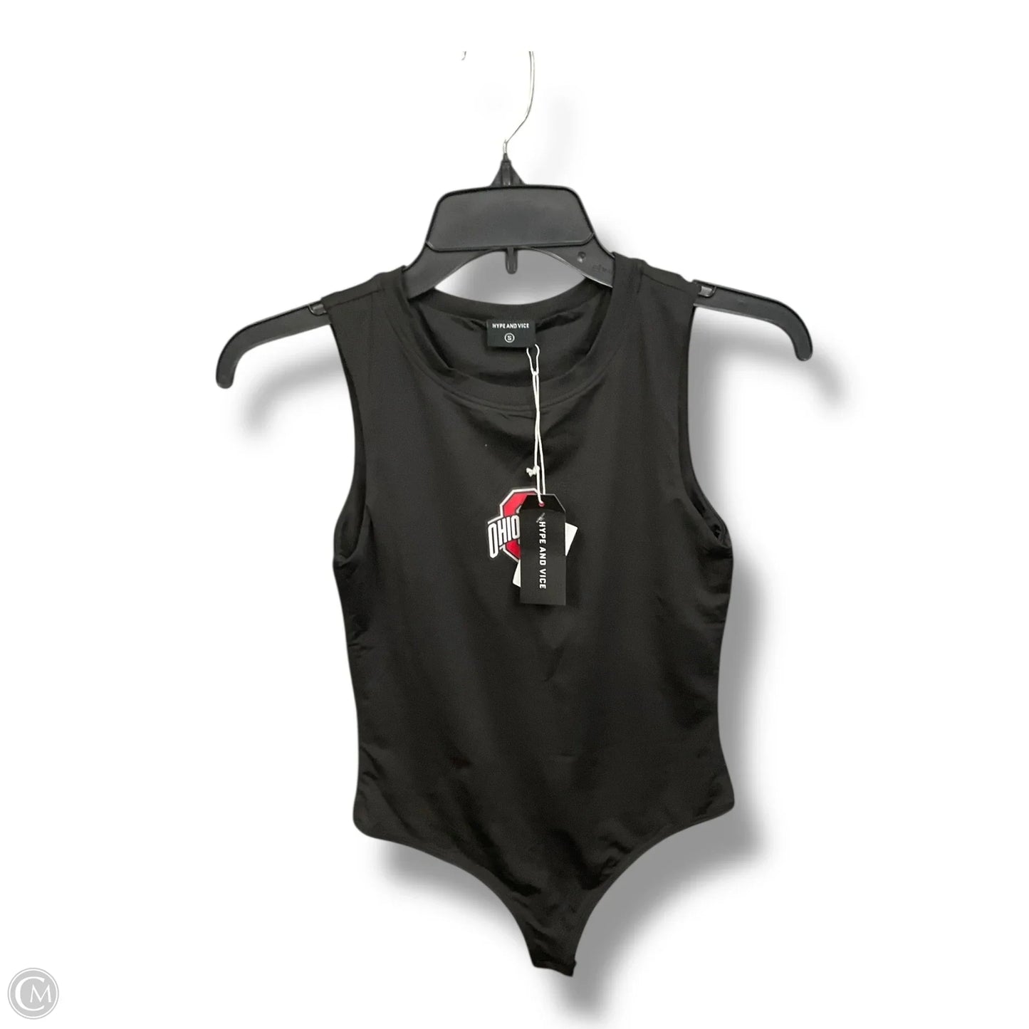Bodysuit By Clothes Mentor In Black & Red, Size: S