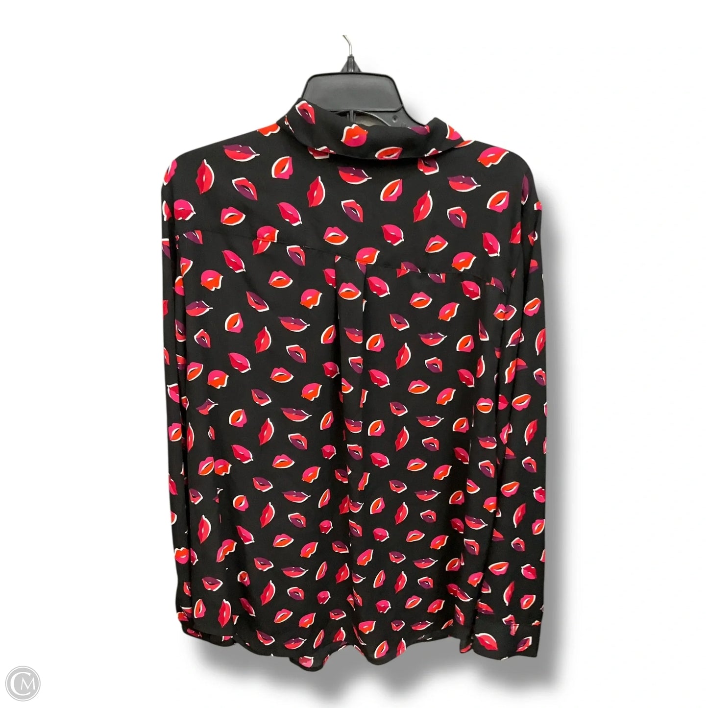 Blouse Long Sleeve By Torrid In Black & Red, Size: 3x
