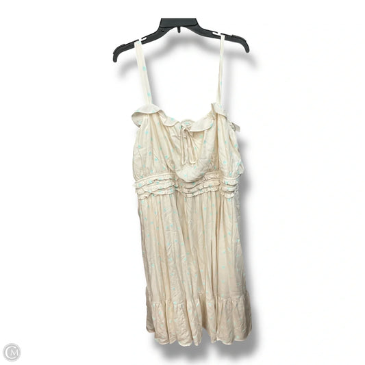 Dress Casual Midi By Torrid In Cream, Size: 3x
