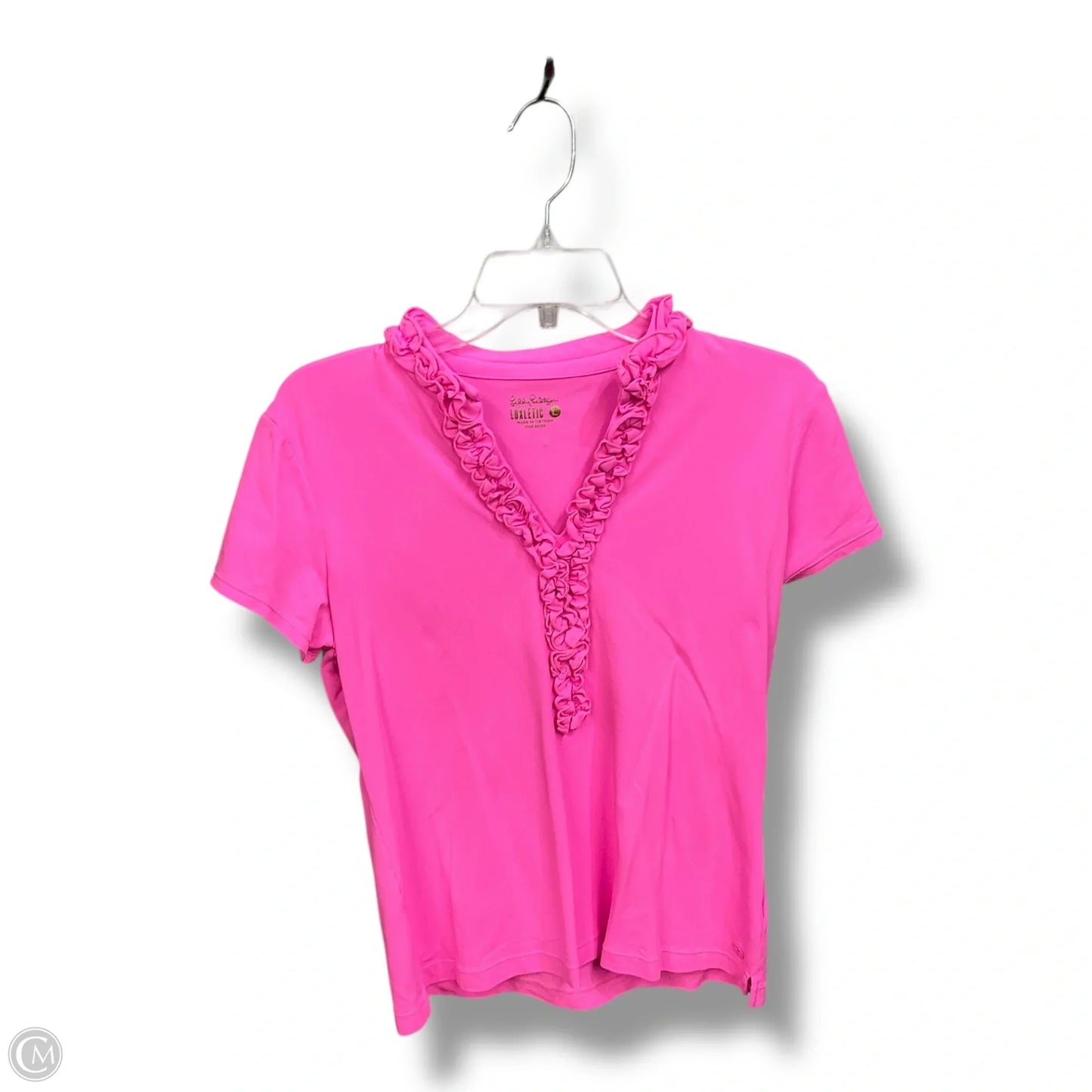 Top Sleeveless Designer By Lilly Pulitzer In Pink, Size: L