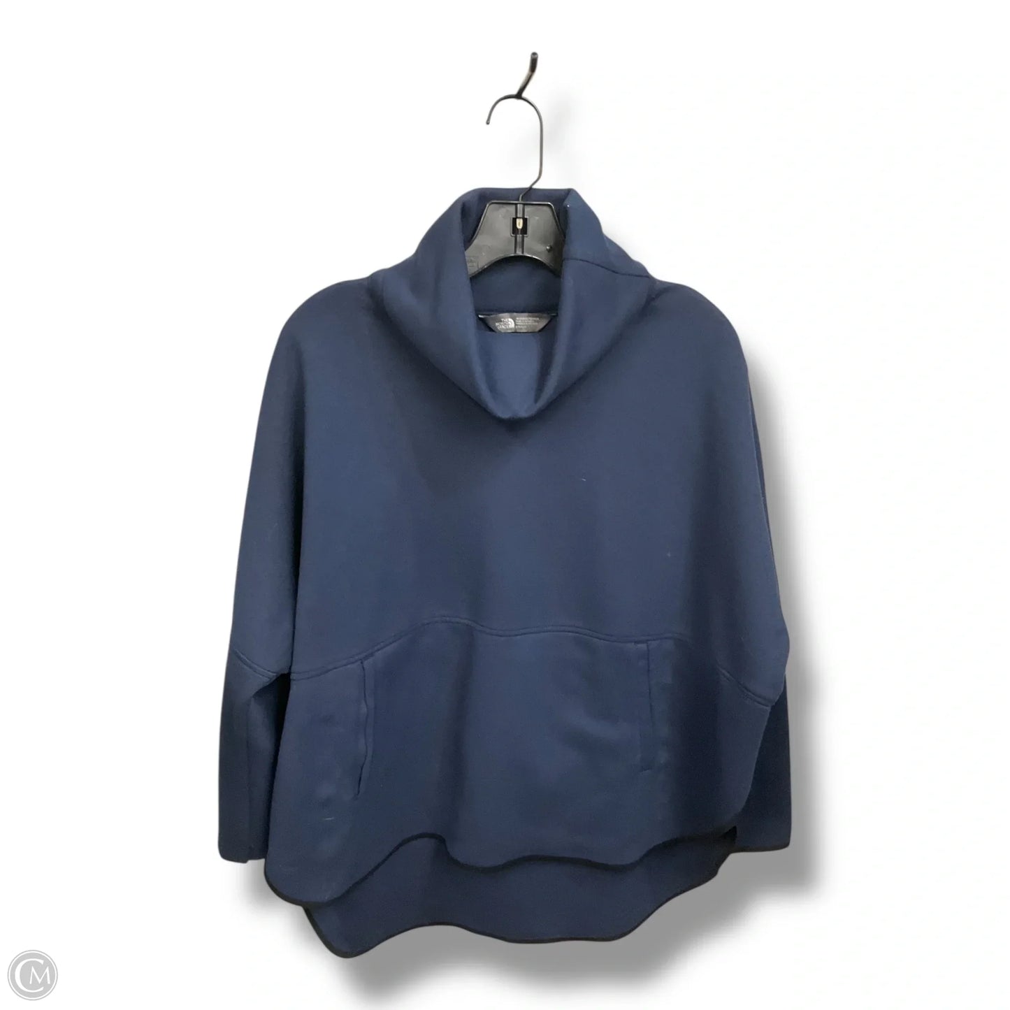 Athletic Sweatshirt Collar By The North Face In Navy, Size: S