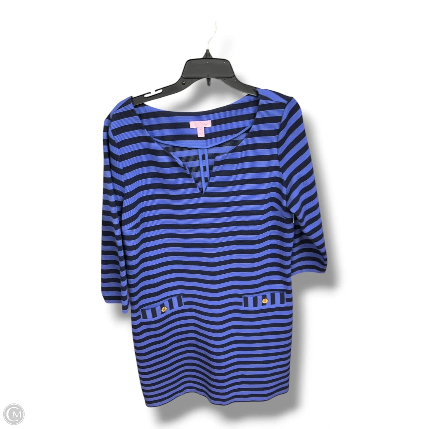 Dress Designer By Lilly Pulitzer In Striped Pattern, Size: Xl