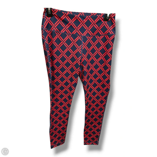 Athletic Leggings By Vineyard Vines In Blue & Red, Size: S
