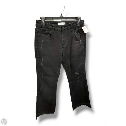 Jeans Flared By Flying Monkey In Black Denim, Size: 8