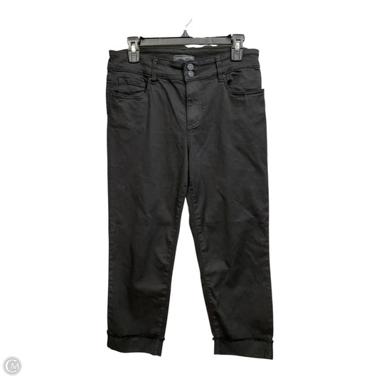 Jeans Skinny By Kut In Black Denim, Size: 8