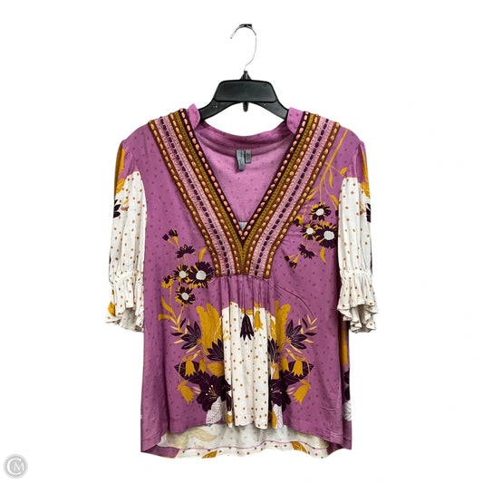 Top Short Sleeve By Blank London In Multi-colored, Size: Mp
