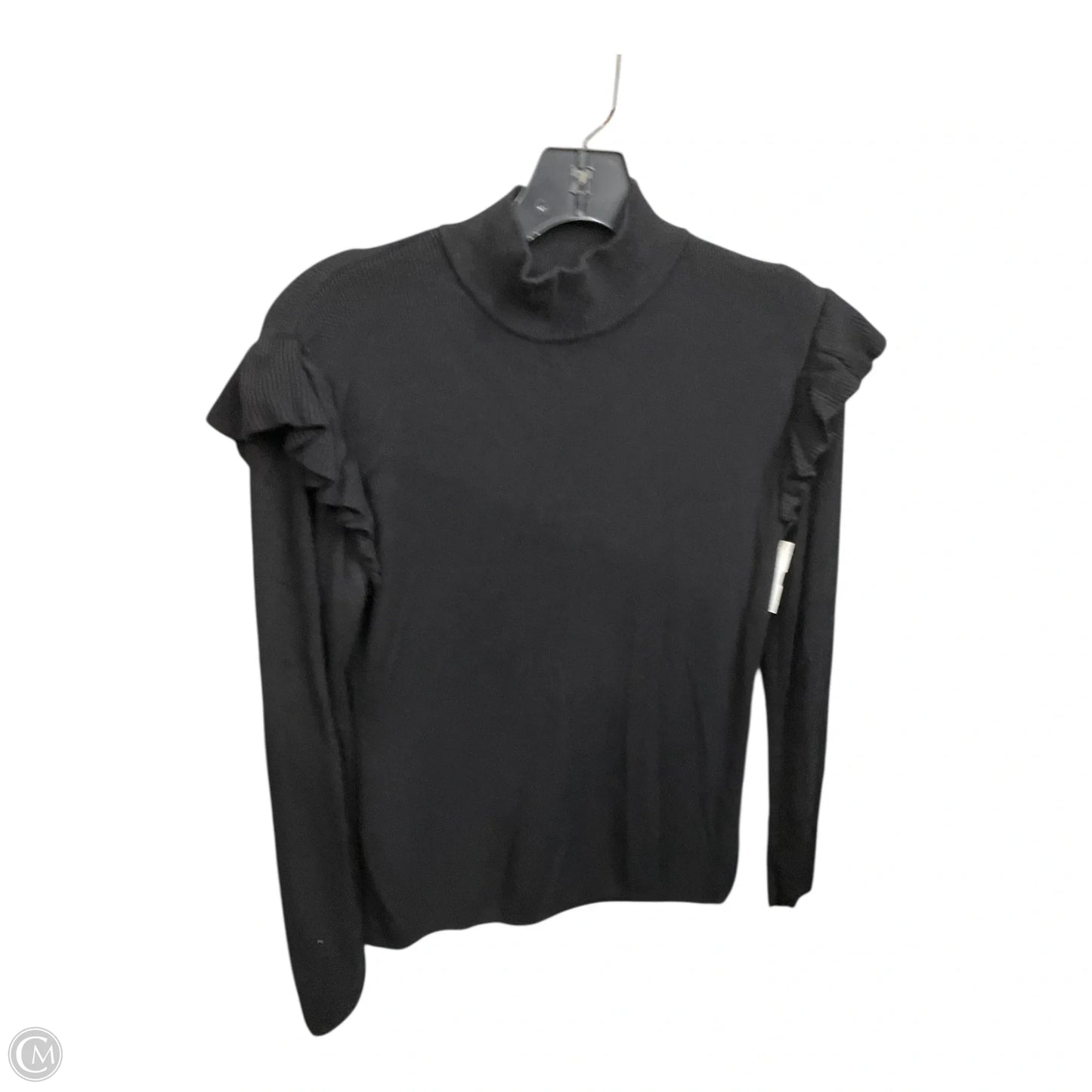Top Long Sleeve Basic By Avec Les Filles In Black, Size: L
