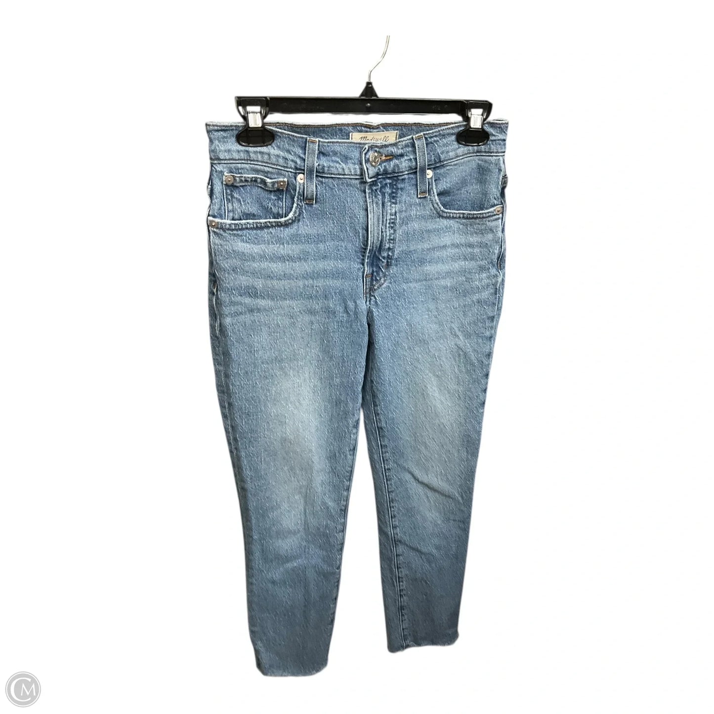 Jeans Straight By Madewell In Blue Denim, Size: 2