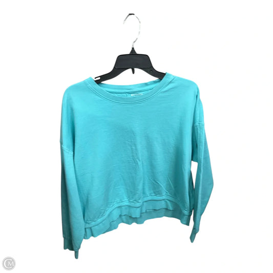 Athletic Top Long Sleeve Crewneck By Athleta In Blue, Size: L