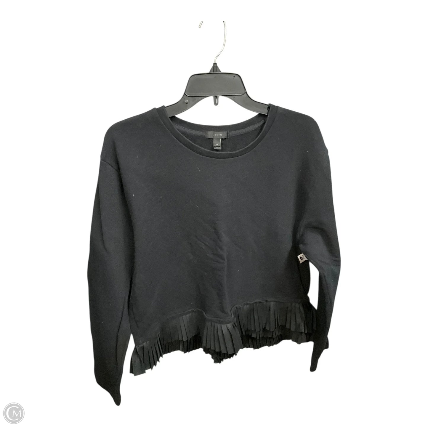 Top Long Sleeve By J. Crew In Black, Size: Xl
