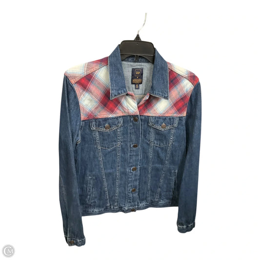 Jacket Denim By Gap In Blue, Size: M