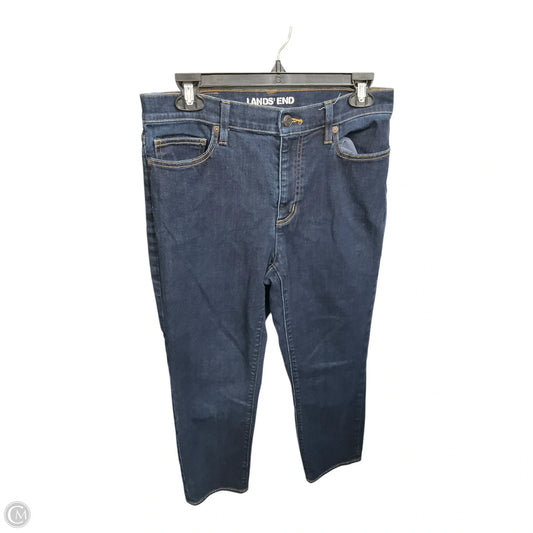 Jeans Skinny By Lands End In Blue Denim, Size: 10